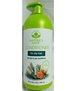 Nature’s Gate Conditioner For Oily Hair Tea Tree &amp; Sea Buckthorn 32 oz P... - $38.09 CAD