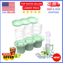 Easy-Release Ice Cube Trays: Silicone with Lid for Mess-Free Freezing - $14.78