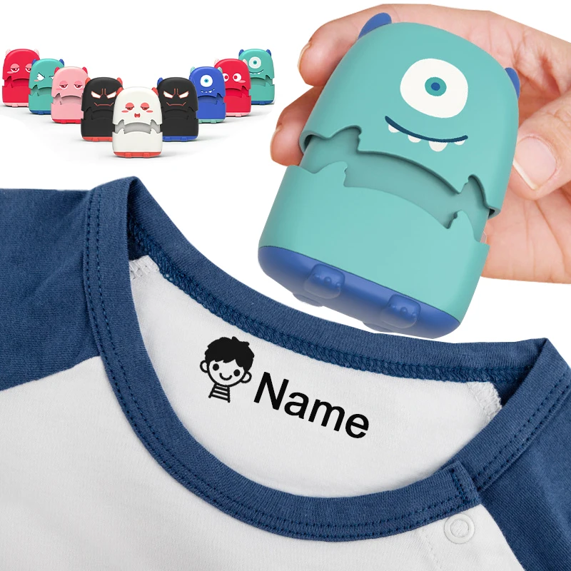 Play Custom-made Baby Name Stamp DIY For Play Name Seal Student Clothes Chapter  - £23.11 GBP