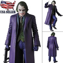 SHF DC Comics Batman Dark Knight Heath Ledger Joker 6&quot; Action Figure Toy in hand - £20.91 GBP