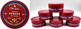 6 Old Spice Classic Pomade Beeswax No Shine Medium Hold 2.22 Oz Jar-Dry/Wet Hair - £28.09 GBP