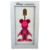 NEW Baublebar X Disney Mickey Mouse Bag Charm Keychain Bright Pink Backpack - £47.85 GBP