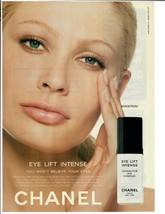 1996 Chanel Magazine Print Ad Eye Lift Intense You Won&#39;t Believe Your Skin - £9.97 GBP