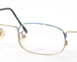 Vintage Augentraum 686 02 Blass Gold/Bunt Einzigartig Brille 45-20-130mm - $73.26