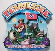 Tennessee the Volunteer State Artwood Montage Fridge Magnet - £5.06 GBP