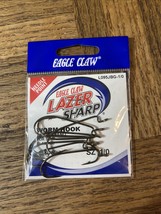 Eagle Claw Lazar Sharp Worm Hook Size 1/0 - £12.29 GBP