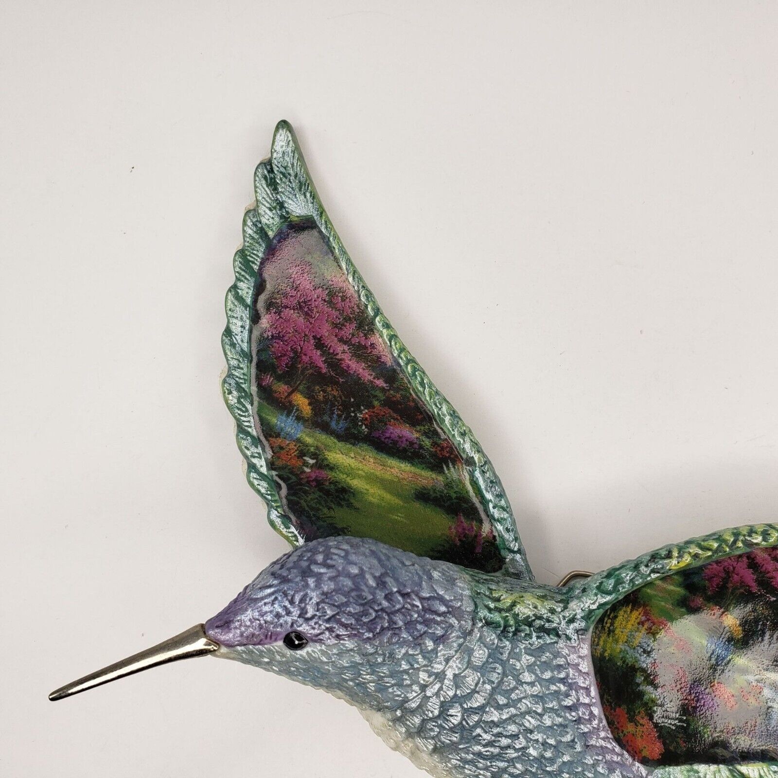 Thomas Kinkade Pools of Serenity Beauty In Flight Hummingbird Wall Decor Hummingbirds