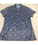 Nike Womens Shirt Size X-Large Golf Obsidian Blue Paisley DH1982-451 - £18.59 GBP