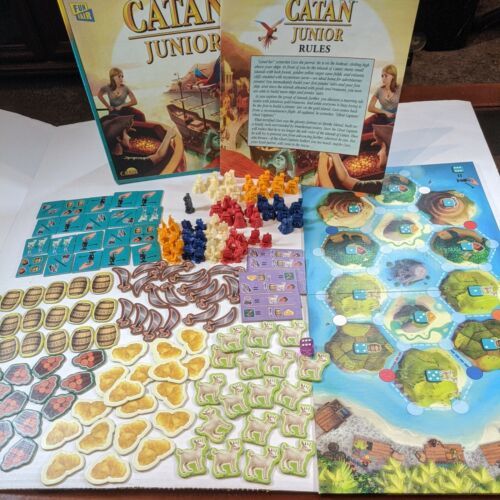 Catan Junior 3025 Fun Fair Klaus Teuber Mayfair Board Game Slightly Used Clean - $15.92