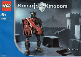 Instruction Book Only For LEGO KNIGHTS&#39; KINGDOM Vladek 8786 - $8.50