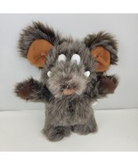 Aurora Furry Plush Woolly Mammoth Elephant Standing With Tusks Brown Gra... - $284.97 MXN