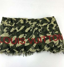 Louis Vuitton Takashi Murakami Monogramouflage Shawl Stole Scarf Women One Size - £1,716.41 GBP