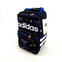 Adidas Icon Black Print Santiago 2 Lunch Bag Black Bright Royal New - £18.98 GBP