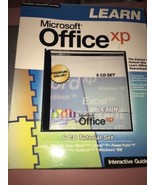 Microsoft Office Xp Interactive Turtorial 6 Cd - $117.29
