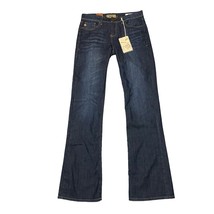 NEW Dear John Denim Envy Mid Rise Curvy Boot Cut Blue Jeans - Size W 27 ... - £36.53 GBP