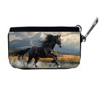 Galloping Black Horse Car Key Case Pouch - £11.88 GBP
