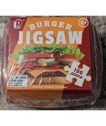 NIB Sealed Paladone Burger Jigsaw Puzzle 100 Piece, NEW IN BOX - £12.16 GBP