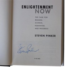 Steven Pinker Enlightenment Now Signed 1ST Edition Case For Reason Science Etc. - £46.79 GBP