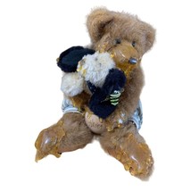 New Rainy Daze Creations Plush Teddy Bear Toy Stuffed Animal holding baby honey - £11.06 GBP