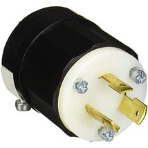Leviton 021-02321-0PB Locking Plug, Black/White - €22,03 EUR