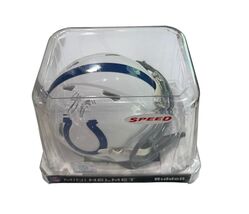 Pristine Sam Ehlinger Signed INFL Colts Riddell Speed Mini Helmet Authentic - $89.09