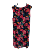 Unbranded Beach Cover up Girls L 12/14 Pink Floral  Tropical Print V neck - £7.40 GBP