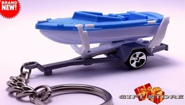 Nice Keychain Bay Yacht Sail Bass SKI/FISH Boat & Trailer Great Gift Or Show - $38.98