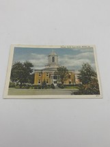 Vtg Lithograph Postcard Minded Louisiana Webster Parish Courthouse 1930s Linen - £13.98 GBP