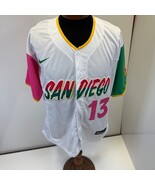 EXC! Nike Authentic Manny Machado San Diego Padres City Connect MLB Jers... - $1,155.67 MXN