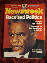 NEWSWEEK Magazine April 11 1983 Race And Politics Black Power Chicago Vietnam - £11.30 GBP
