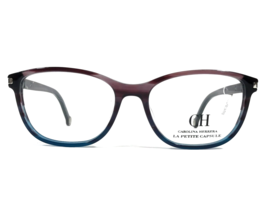 Carolina Herrera Eyeglasses Frame VHE774K COL.0ANP Purple Blue Cat Eye 50-16-135 - £88.48 GBP