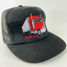 Kenworth Embroidered Mesh Snapback Trucker VTG Hat Cap 1980s - £19.59 GBP