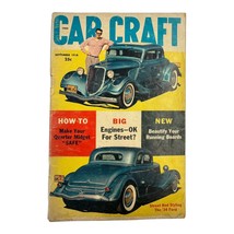 Car Craft Magazine September 1958 The '34 Ford Street Rod Styling - $11.99