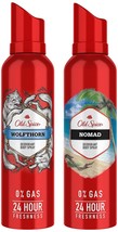 Old Spice Wolfthorn + Nomad Deodorant Body Spray Perfume for Men 140ml 2 Pcs - £22.20 GBP