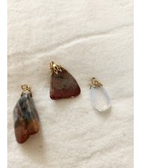 Vintage Lot of 3 Polished Stone Pendants  Estate Sale Find - $43.46 CAD