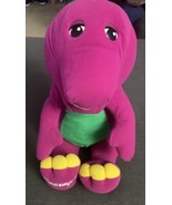 Vintage Playskool Talking Barney The Purple Dinosaur Talking 18 Inch Plu... - £39.97 GBP