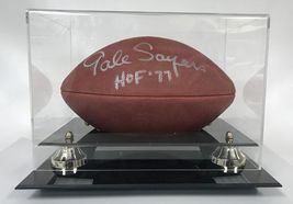 Gale Sayers (d. 2020) Signed Autographed &quot;HOF 77&quot; Full-Sized Football In... - £158.97 GBP