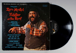 Zero Mostel - Fiddler on the Roof (1964) Vinyl LP • Broadway Soundtrack - $15.61