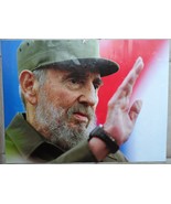 Fidel Castro Large Cuban Poster 50 th Anniversary Of Revolution Havana rare - $40.45 CAD