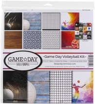 Reminisce Collection Kit 12&quot;X12&quot;-Game Day Volleyball - £16.93 GBP