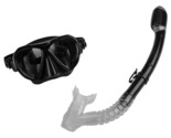 OCEANways Professional Quartz Advance 3D Fit Mask and Dry Snorkel Combo ... - $24.70