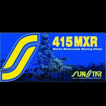 Sunstar 415 MXR Drive Chain 108 Links KTM/Husqvarna 50 SX/50 SX Mini/50 ... - £21.28 GBP