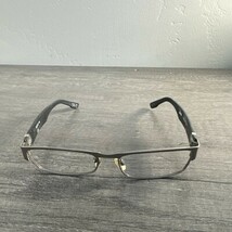 SPY Optic Eyeglasses TRENTON Silver Black FRAME ONLY 55-16-140 - $34.87