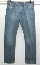 Bullhead Men&#39;s GRAVELS SLIM Blue Jeans W32 L32 100% Cotton Medium Wash Straight - £9.50 GBP