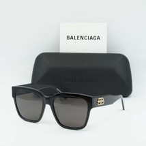 BALENCIAGA BB0056S 001 Black/Grey 55-18-140 Sunglasses New Authentic - $248.31