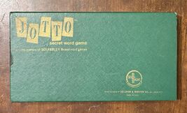 VINTAGE JOTTO 1972 Secret Word Game by Selchow &amp; Righter From Maker of S... - $22.50