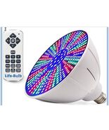 Life Bulb 500W Equivalent Color Changing RGB LED Pool Light Remote Contr... - $96.57 CAD