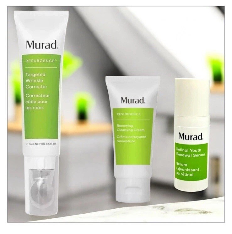 set Murad Resurgence Targeted Wrinkle Cor +Retinol serum + Renew 11/.33/2oz - $26.97