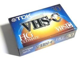 NEW TDK VHS-C TC-30HG Ultimate Camcorder Compact Video Cassette Tape - $5.00