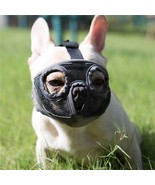 JYHY Short Snout Dog Muzzle- Adjustable Breathable Mesh Bulldog Muzzle f... - $28.55